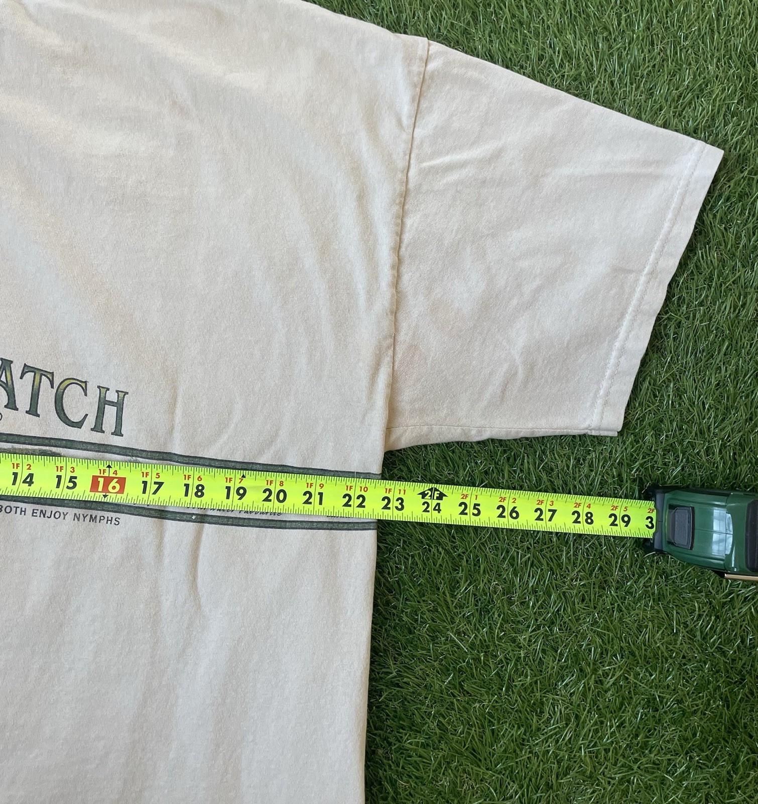 VTG 90s Funny Fishing Men Are Like Fish, They Both Enjoy Nymphs Hatch Utah XL