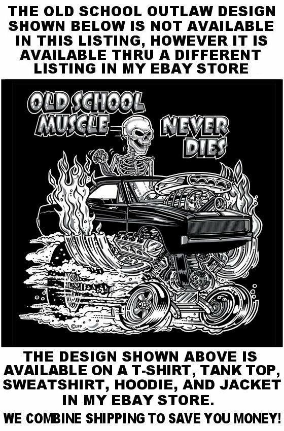 HENRY J KAISER OLD SCHOOL MUSCLE HOT ROD OUTLAW GASSER DRAG CAR SKULL WORK SHIRT
