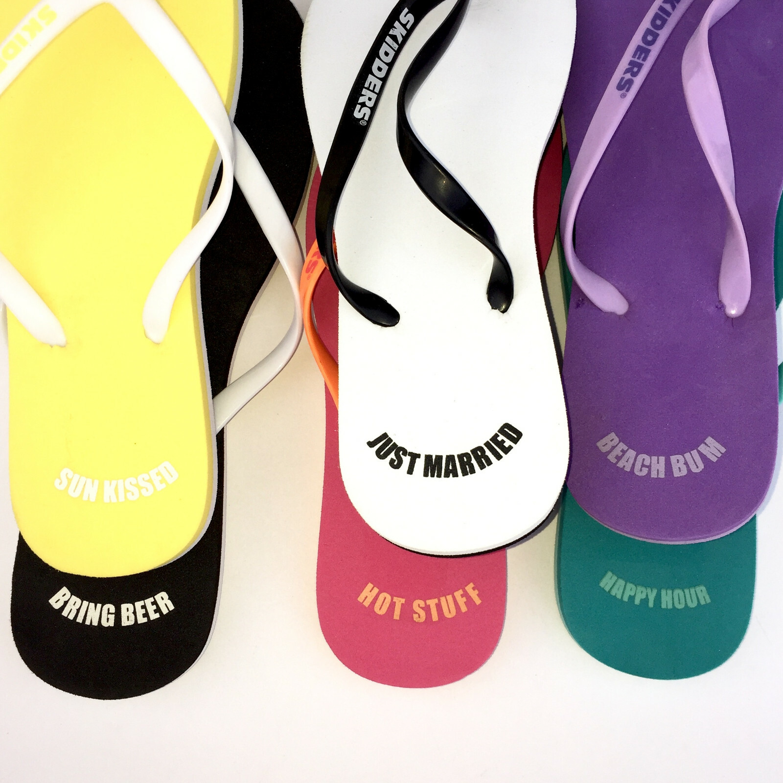 Beach Flip Flops Sand Imprint Rubber Thong Sandals Summer Shoes Quotes Skidders