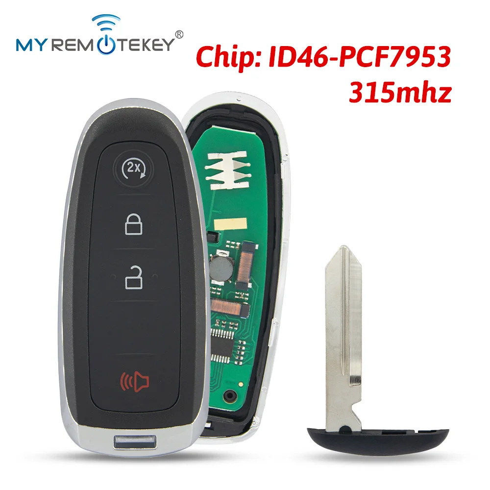 Smart key 315/434mhz ID46-PCF7953 4D63/4D83 chip for Ford Edge Explorer Flex