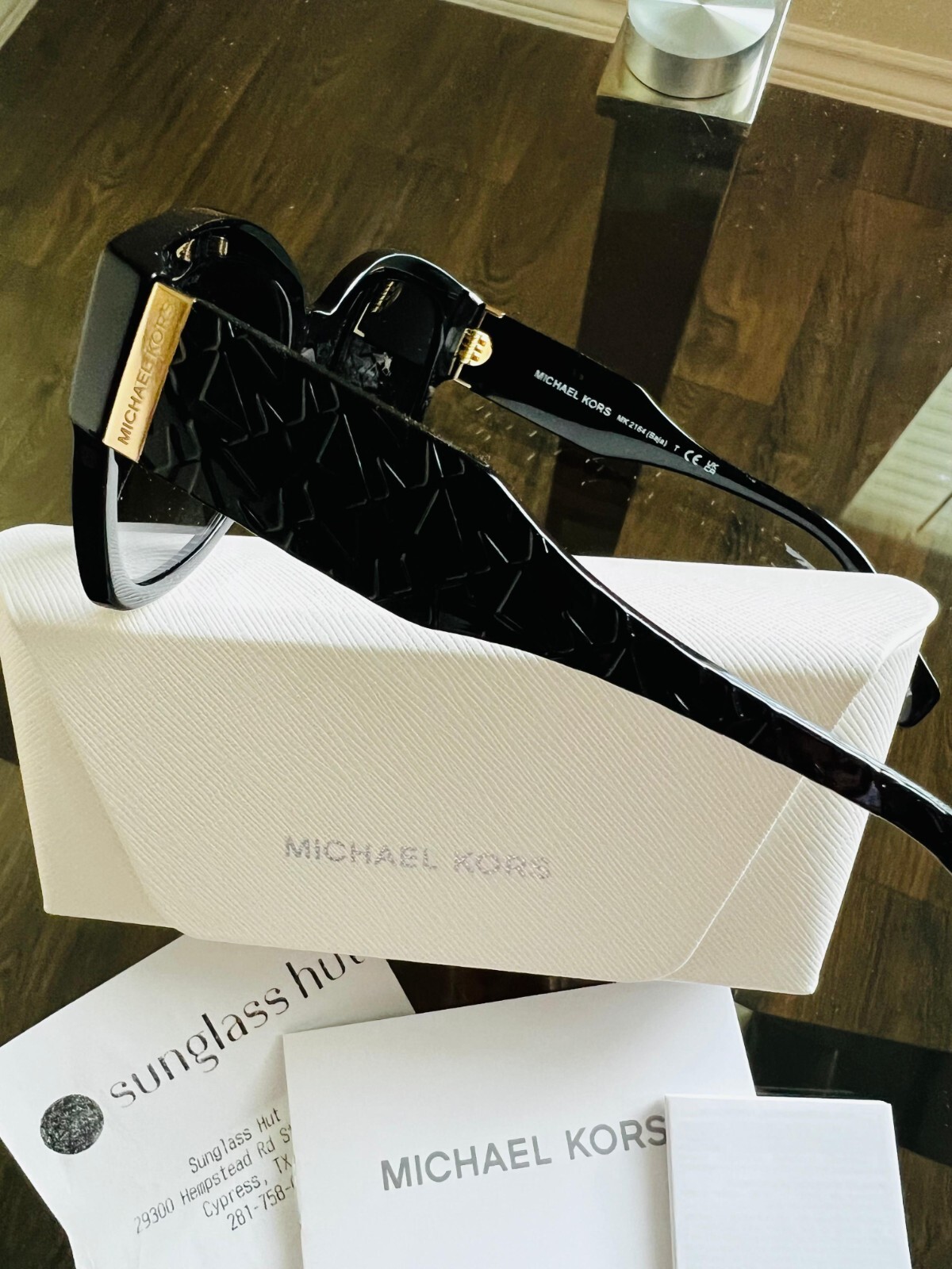 Michael Kors Baja MK2164 Sunglasses Mk 2164 M 131MM Black Dark Gray