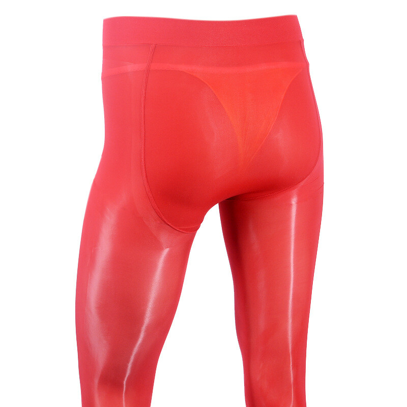Men Soft Stocking Pantyhose Soft Black Ultra-thin Glossy Shiny Tights New
