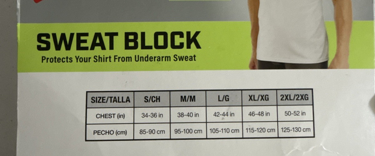NEW No Packaging Hanes 3 Pack Sweat Block Tee Shirts V-Neck White Size M 38- 40