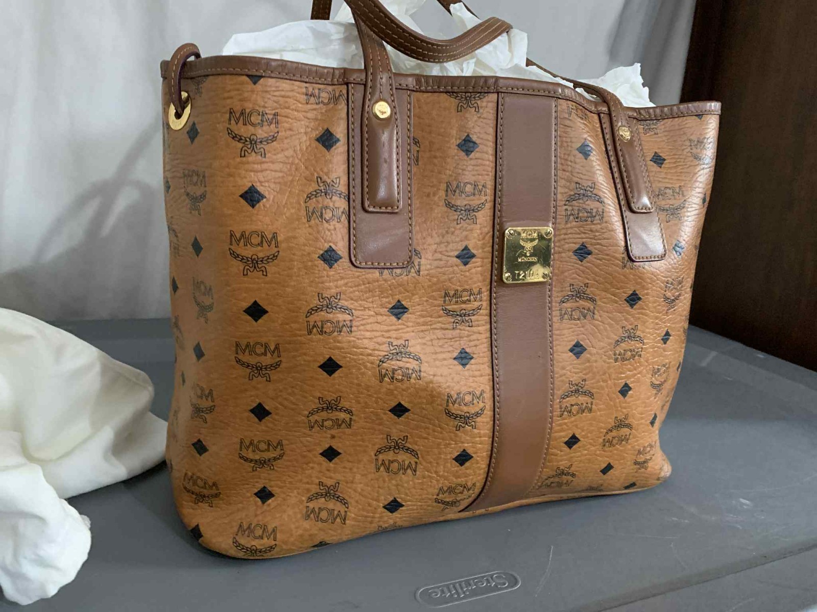 mcm handbag t2104 brown (BYT8)
