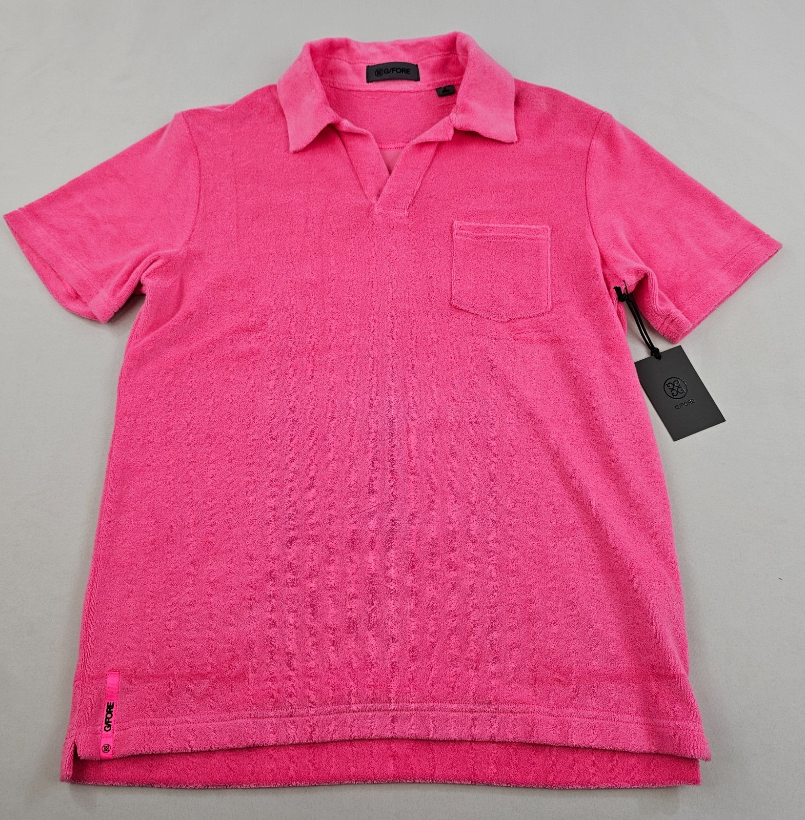 GFORE G/FORE polo shirt mens S Small GMP000114 knockout pink stretch $165