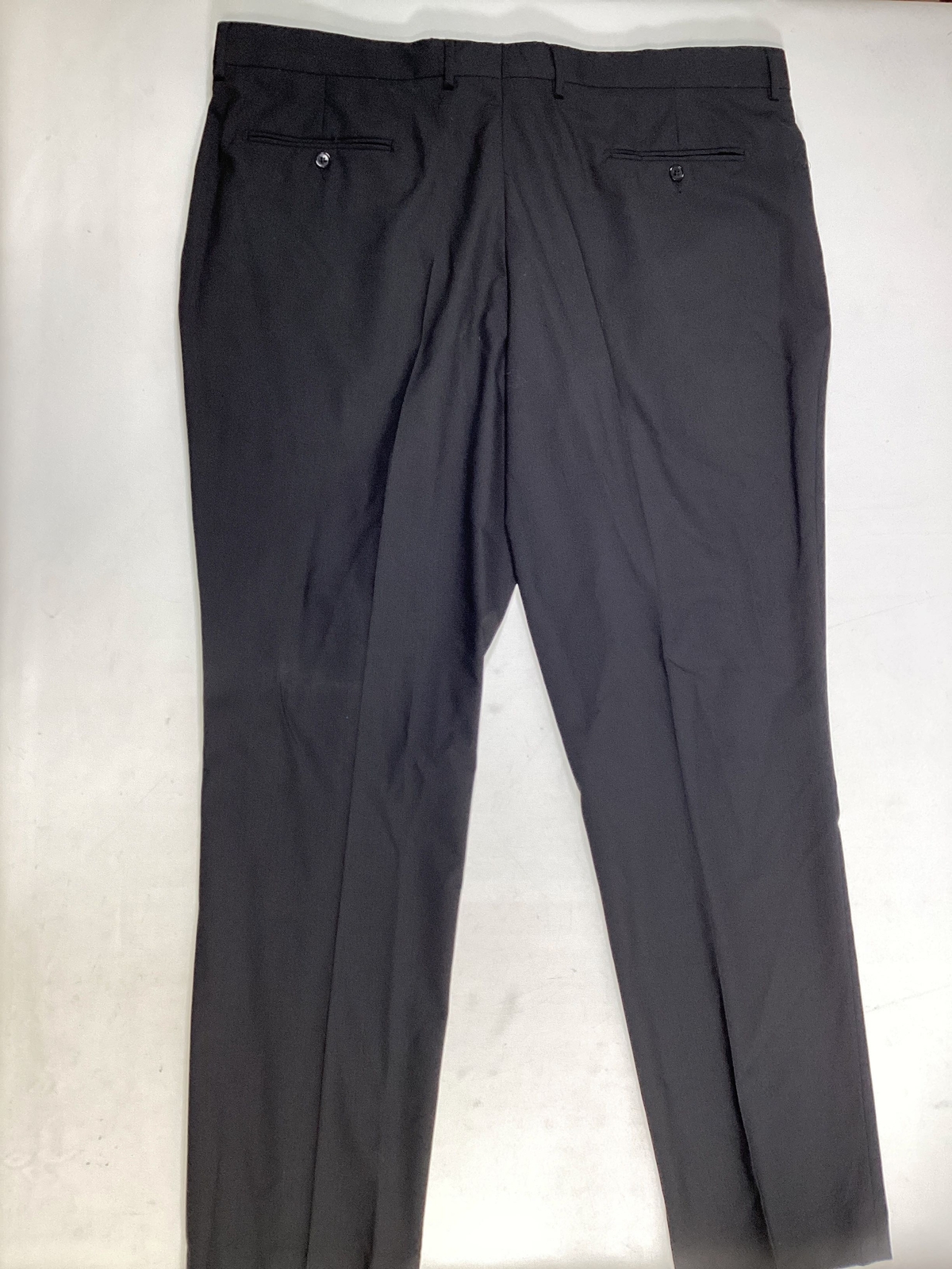 Mens Cosani Black Wool Dress Pants Size 45×34 EUC