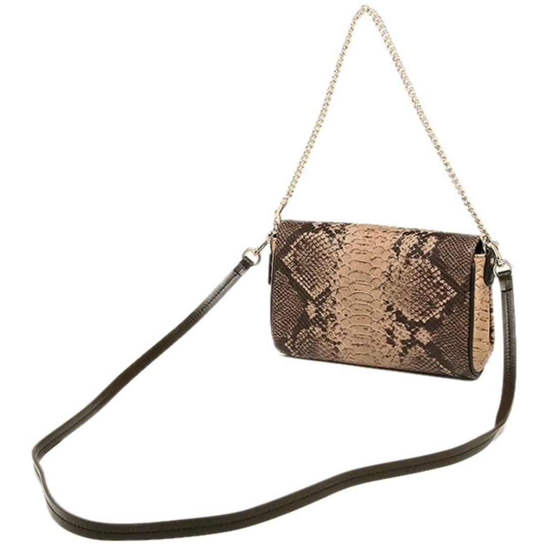 Coach Snake Mini Ruby Crossbody Handbag 35555 IM(Light Gold)/Natural Vtg 90s Y2K