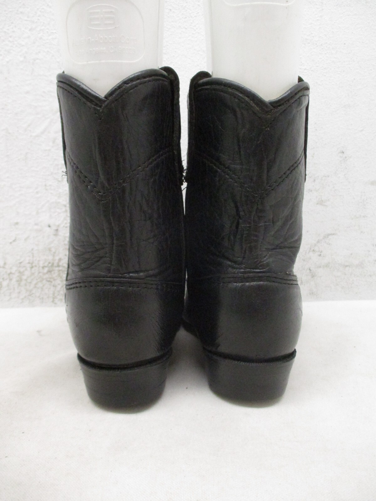 A JAMA PRODUCT Baby Size 5 Black Leather Cowboy Western Roper Boots