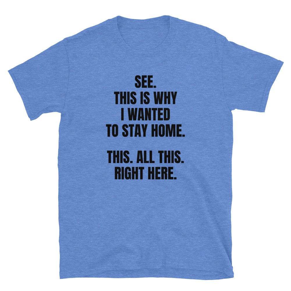 See This is Why I Wanted to Stay Home shirt Funny Introvert Adult Humor T Shirt