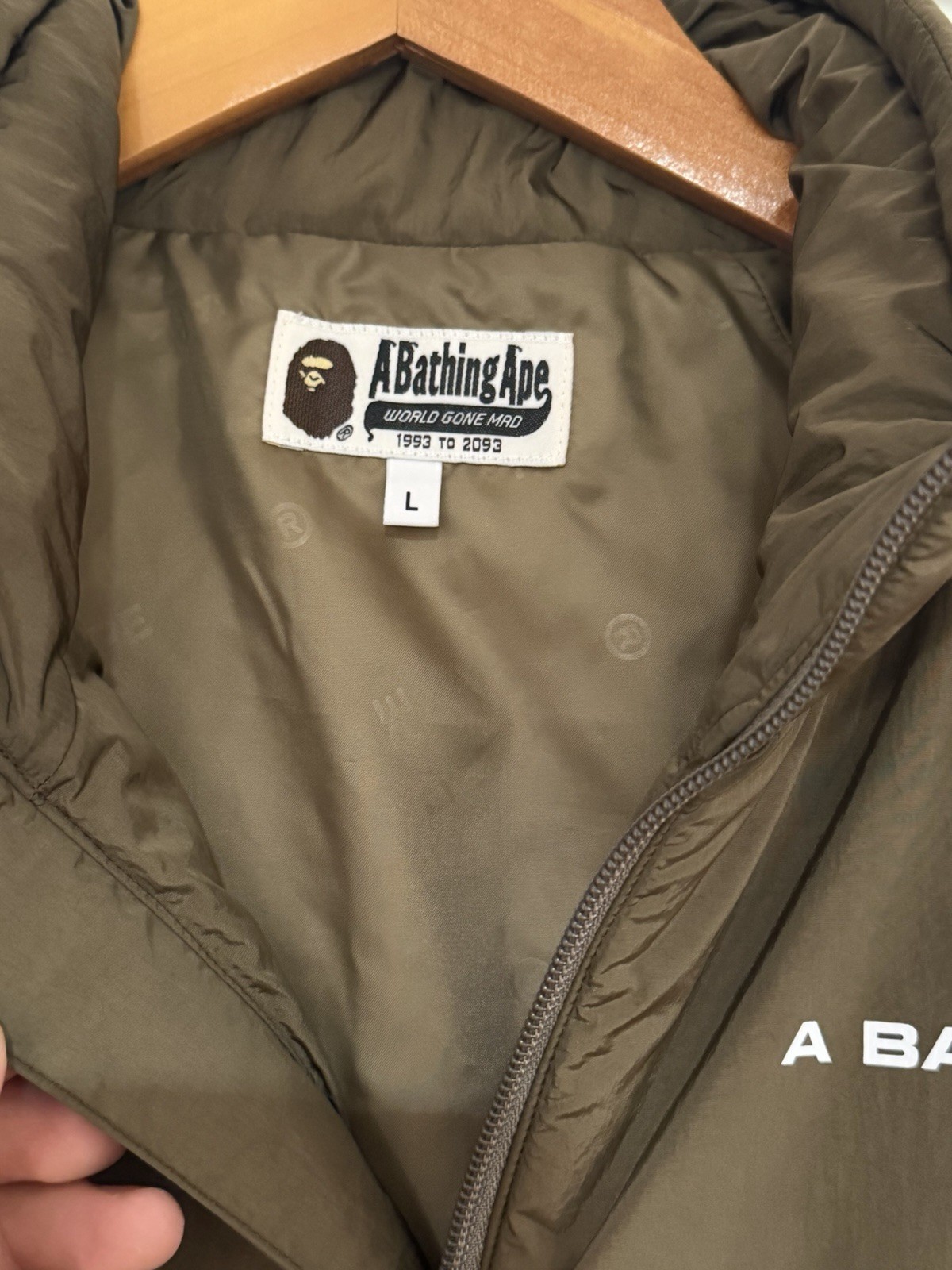 Polartec A Bathing Ape Winter Jacket En Polyester Khaki L D’occasion