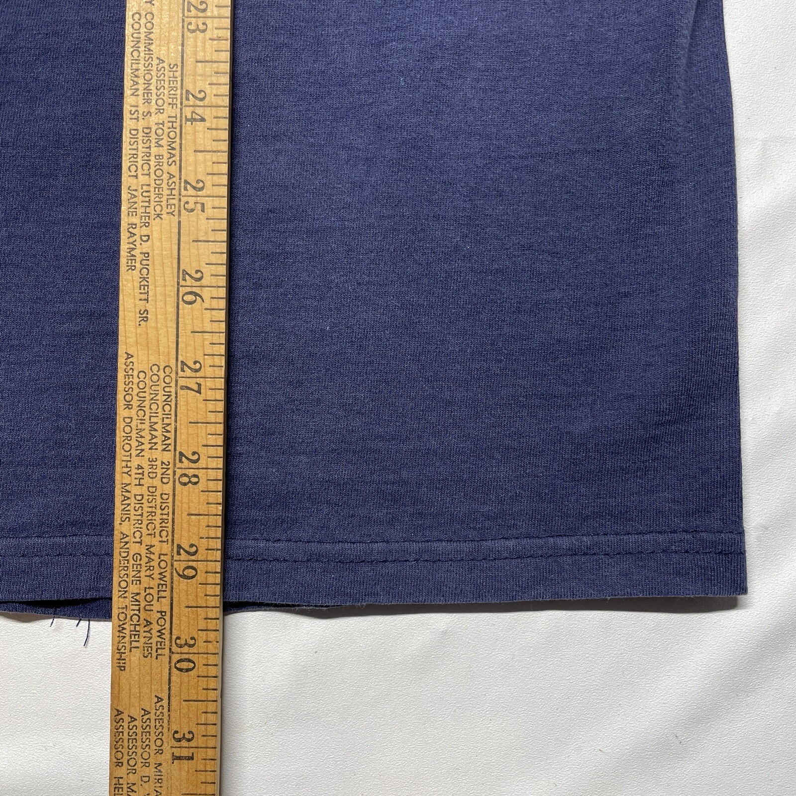 Vintage 90s T-Shirt Men’s Large Blue Dallas Texas USA Made Distressed Art Grunge