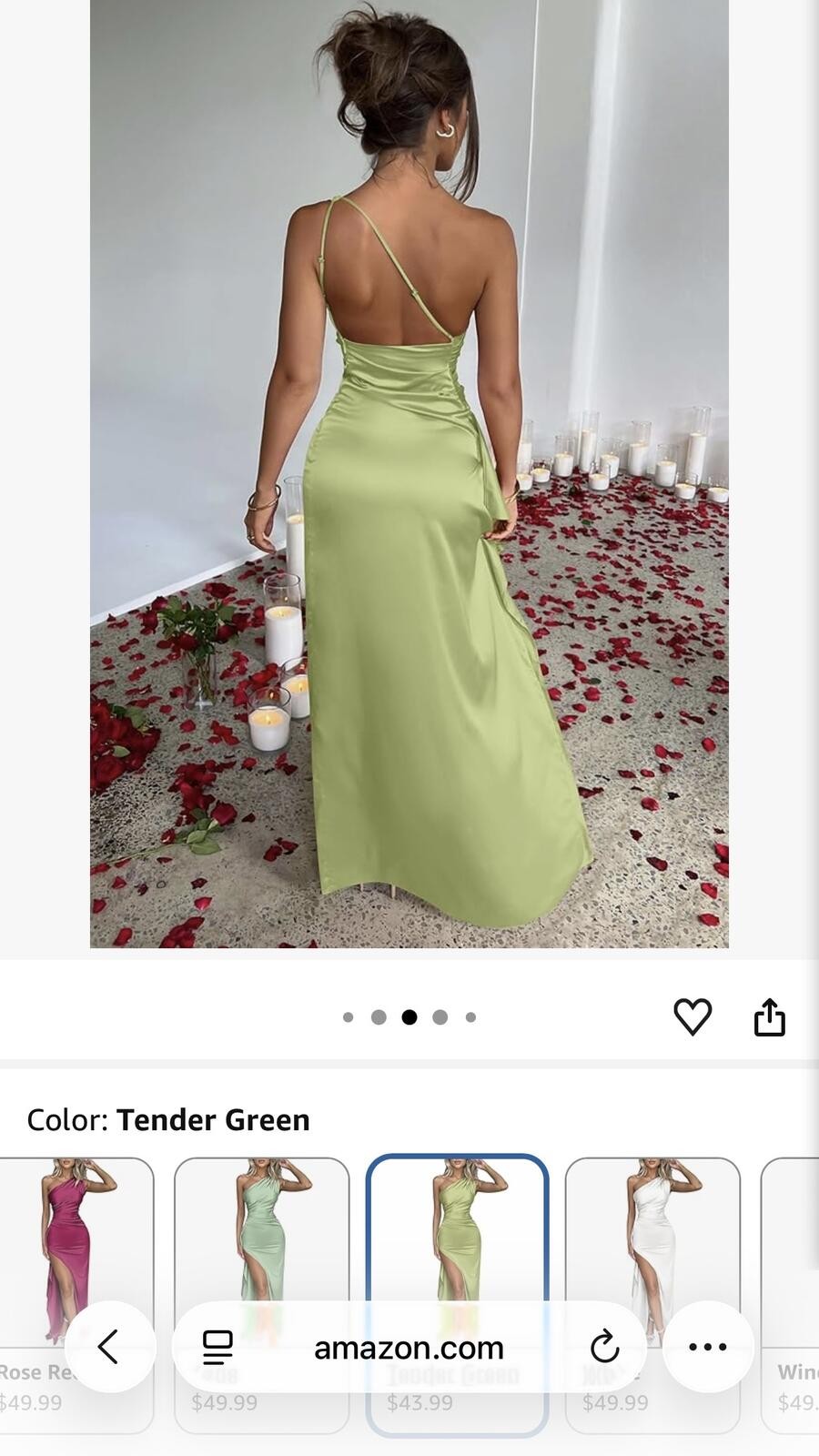 Viral OYS One Shoulder Formal Dress