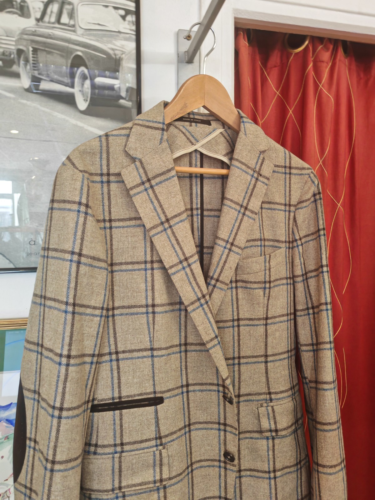 TAGLIATORE 700€ Men’s Blazer Jacket Virgin Wool Size EU52 ( L ) Made in Italy