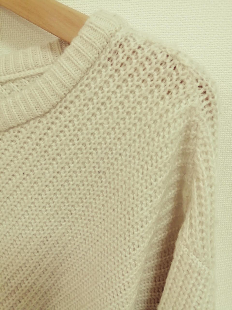 LUGNONCURE Pullover Knit With Tag off-white F Used