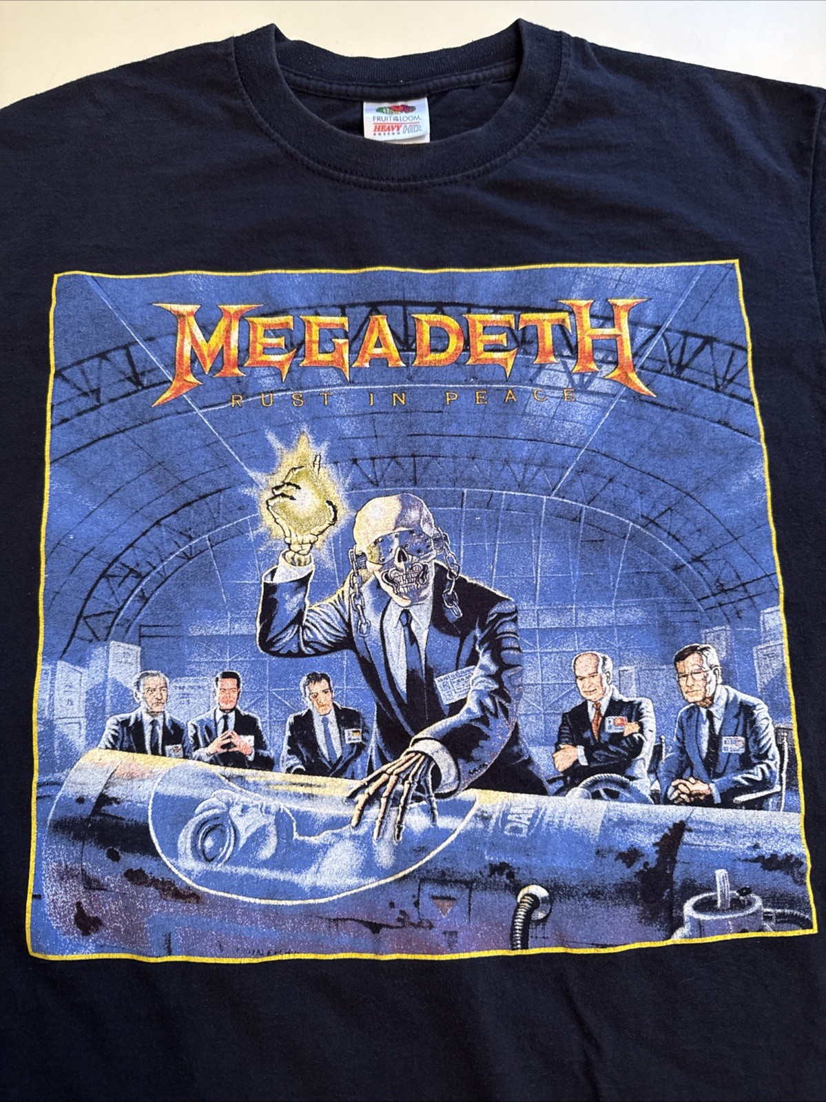 Official Vintage Megadeth Rust In Peace Shirt M Medium Thrash Metal