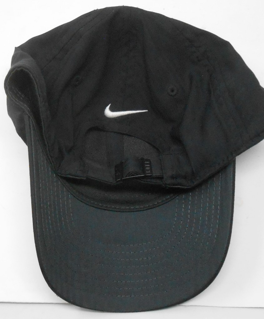 Nike Legacy91 Golf Performance Hat Strapback Black Center Swoosh Dri Fit B177