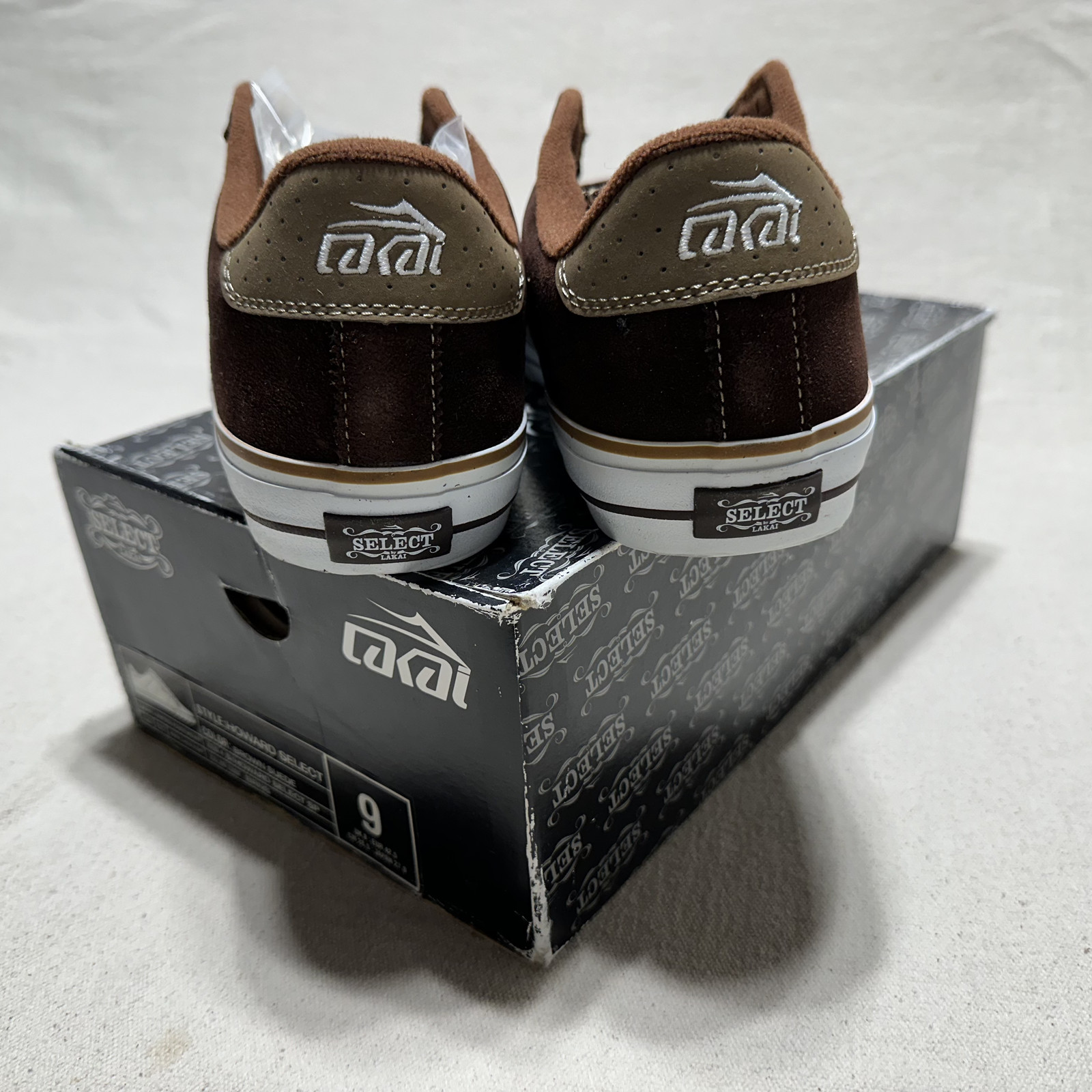 Vintage 2006 Lakai Howard Select – Brown Suede – Size 9 – (New in Box)