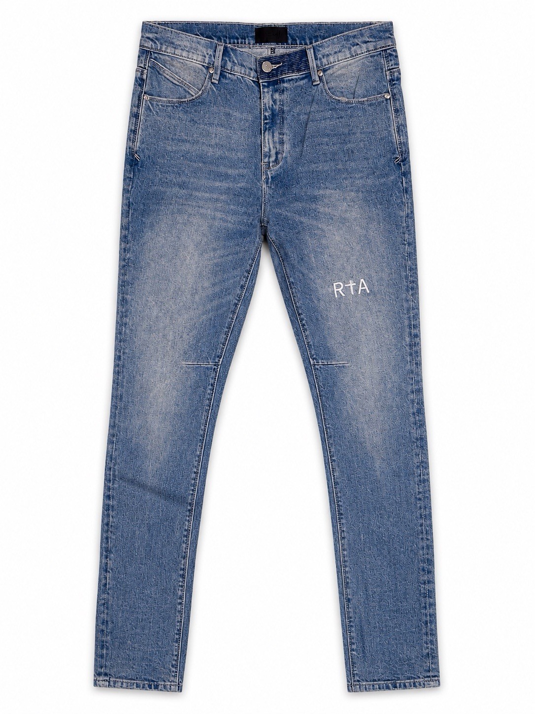 RTA Light Blue Wash Jeans Men’s Size 32 Slim Skinny Designer Luxury Streetwear