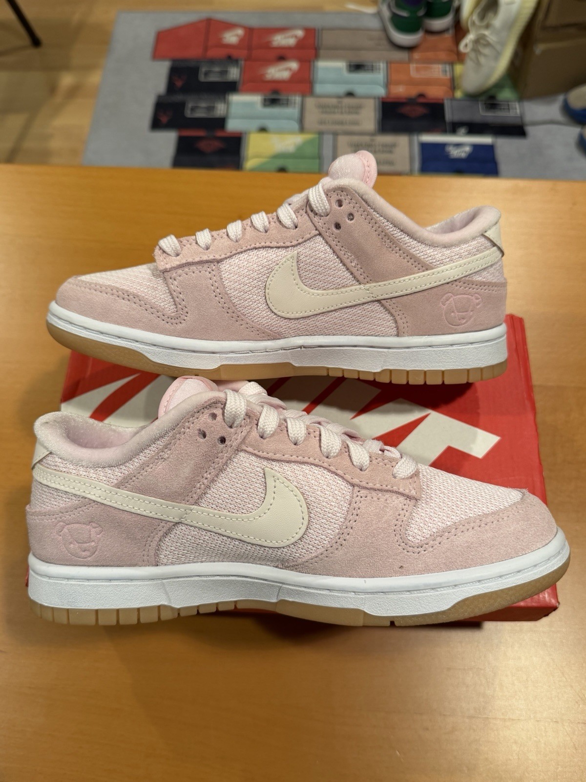 Size 7.5W – Women’s Nike Dunk Low Teddy Bear Light Pink Gum DZ5318-640 Sneaker