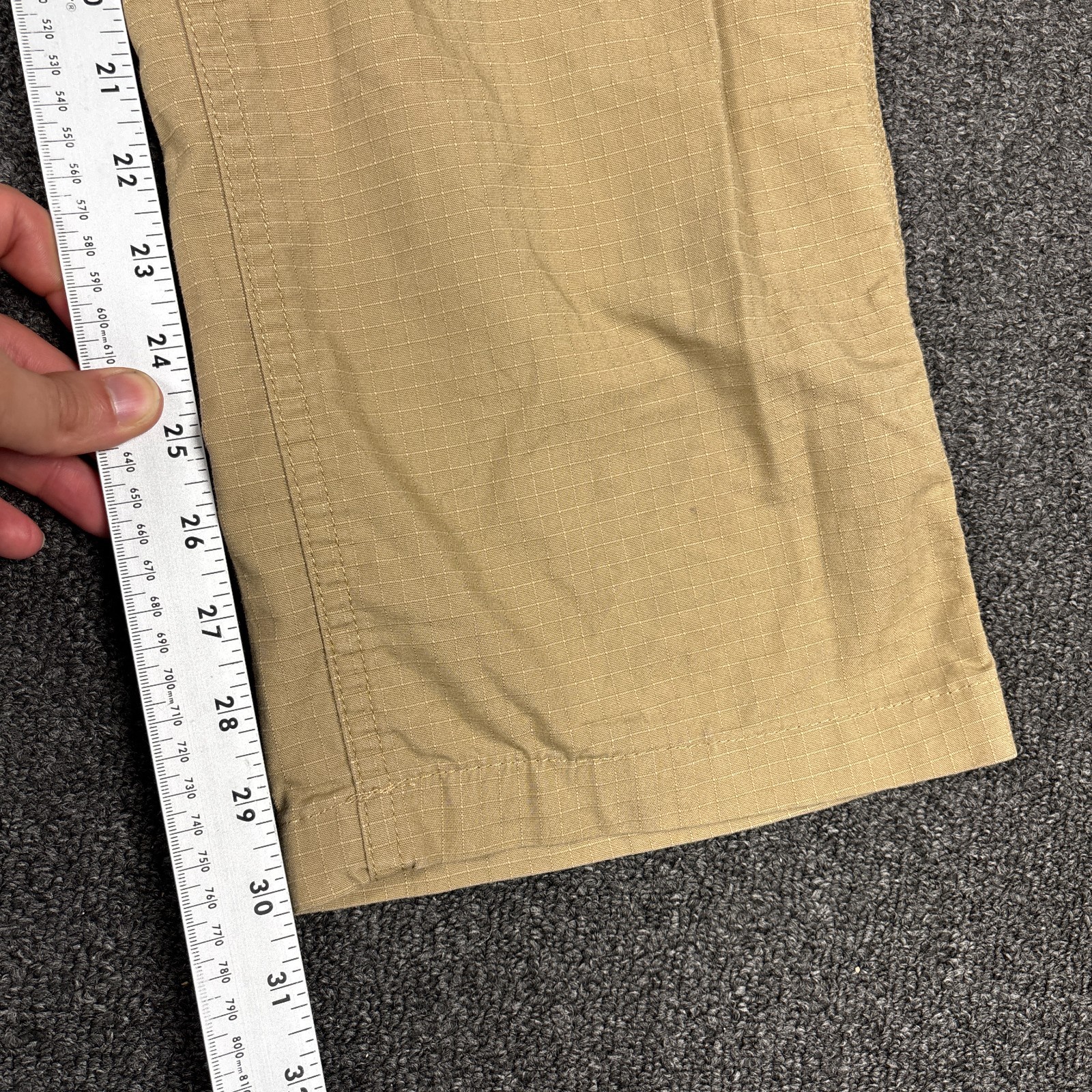 Carhartt Cargo Work Pants Mens Tan Force Relaxed Fit Ripstop BN4200-M Size 32×30
