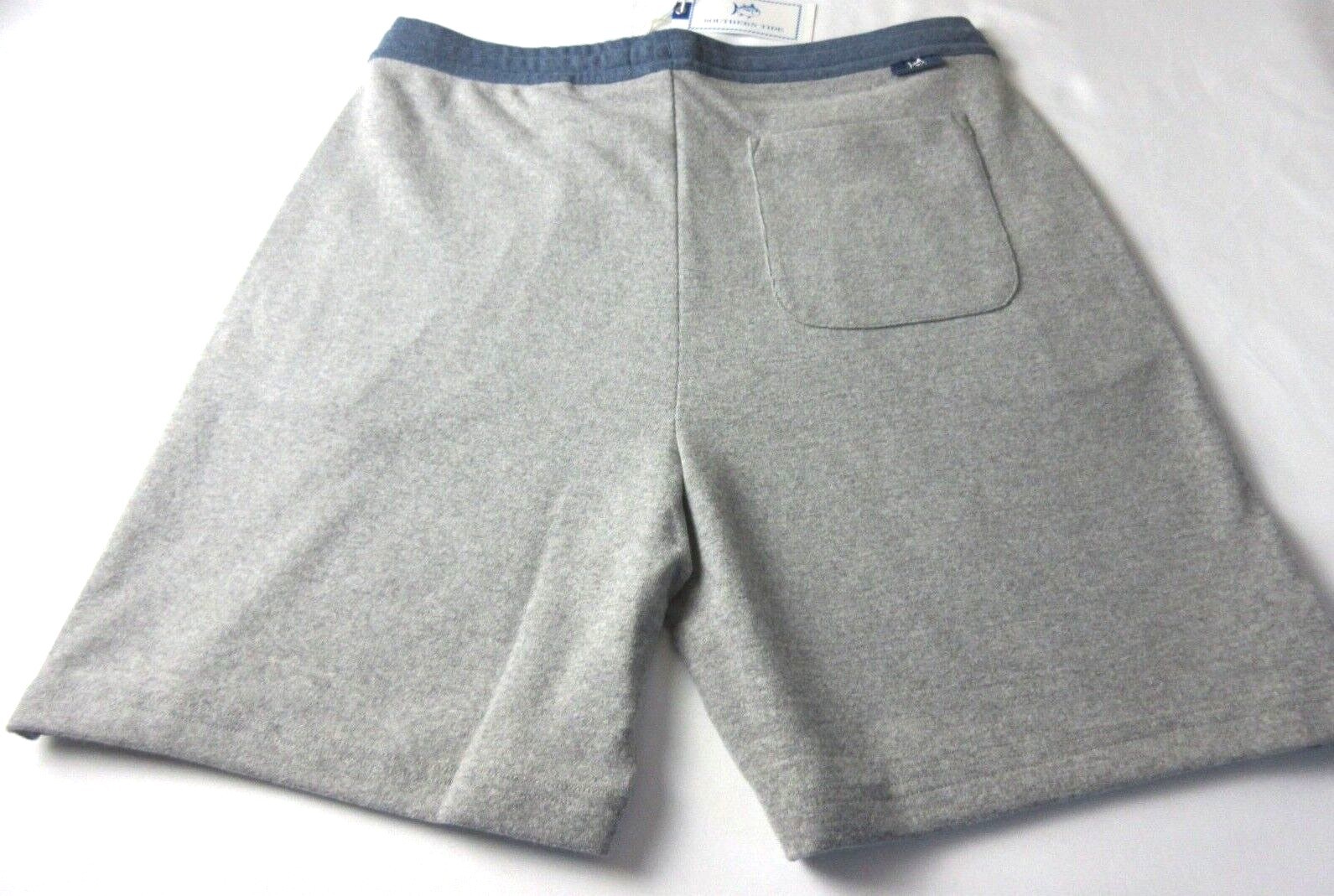 Southern Tide Men’s Backrush Heather Lounge Shorts Quarry Grey NWT Free Ship