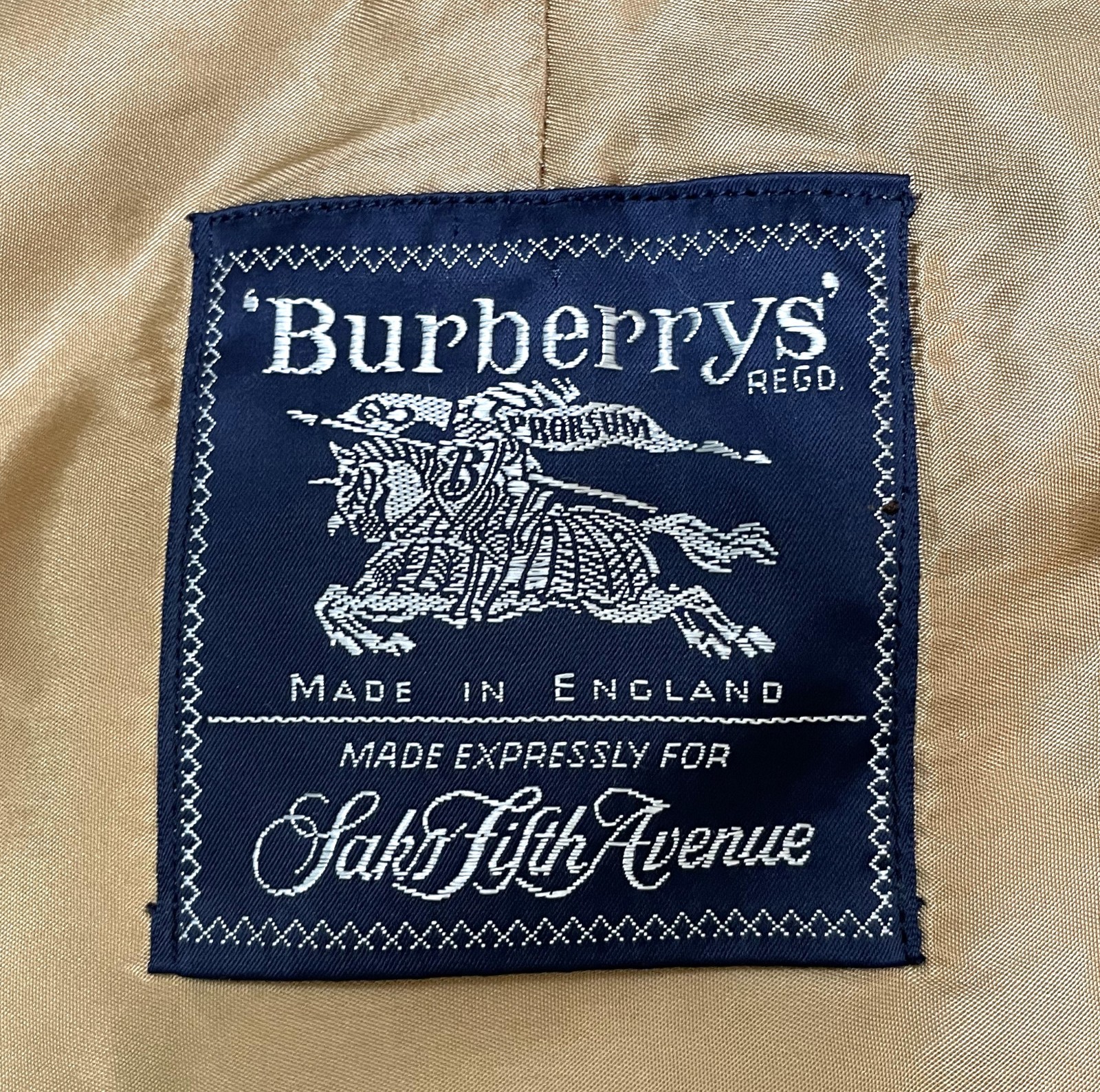 VTG Burberry’s Nova Check Trench Coat Lining + Collar ONLY S M L Wool Zip In Out