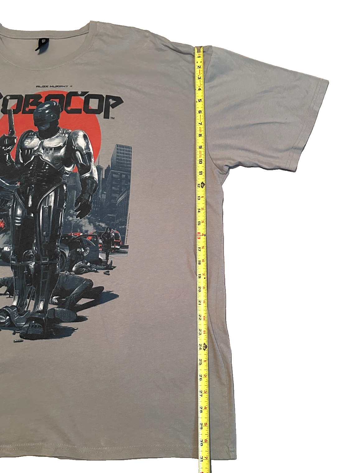 ROBOCOP T Shirt Size 3XL Loot Crate Exclusive Gray Graphic Mens 80s Tee Alex