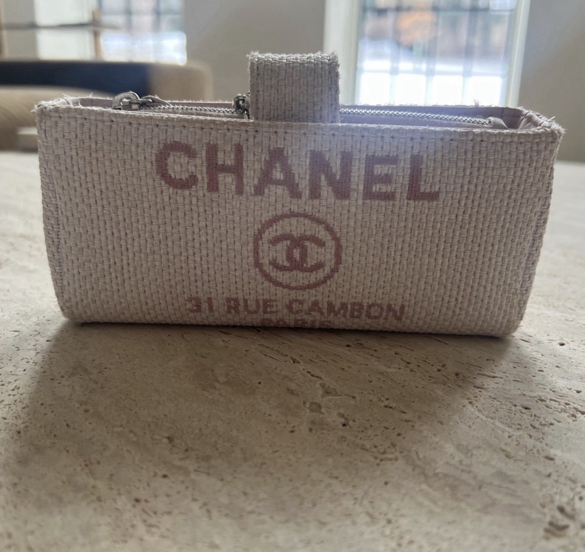 CHANEL Deauville Tweed Long Wallet