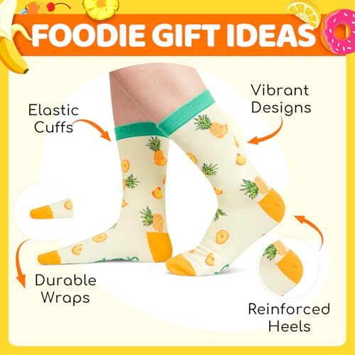 HAPPYPOP Funny Fruit Gifts for Women Teen Just a Girl Who Loves Pineapples
