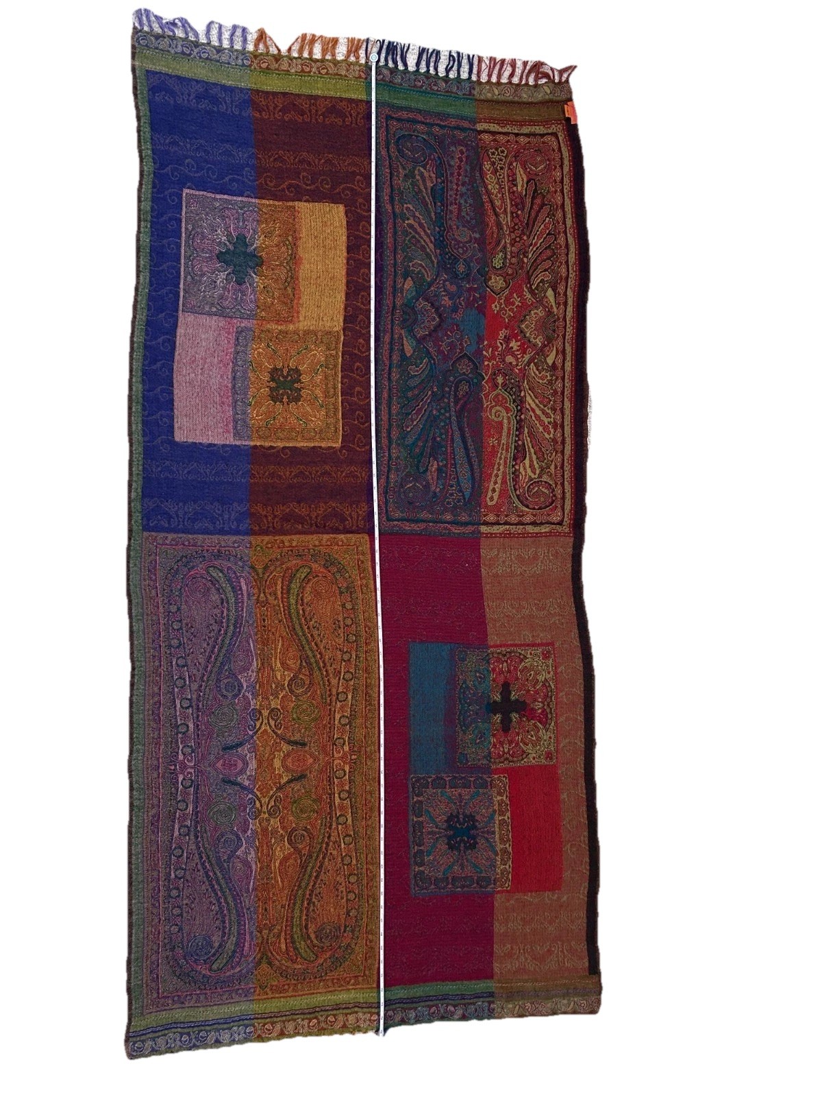 Moksha Fine Wovens 100% Pure New Wool 75″ Length x 36″ Width Throw / Pashmina