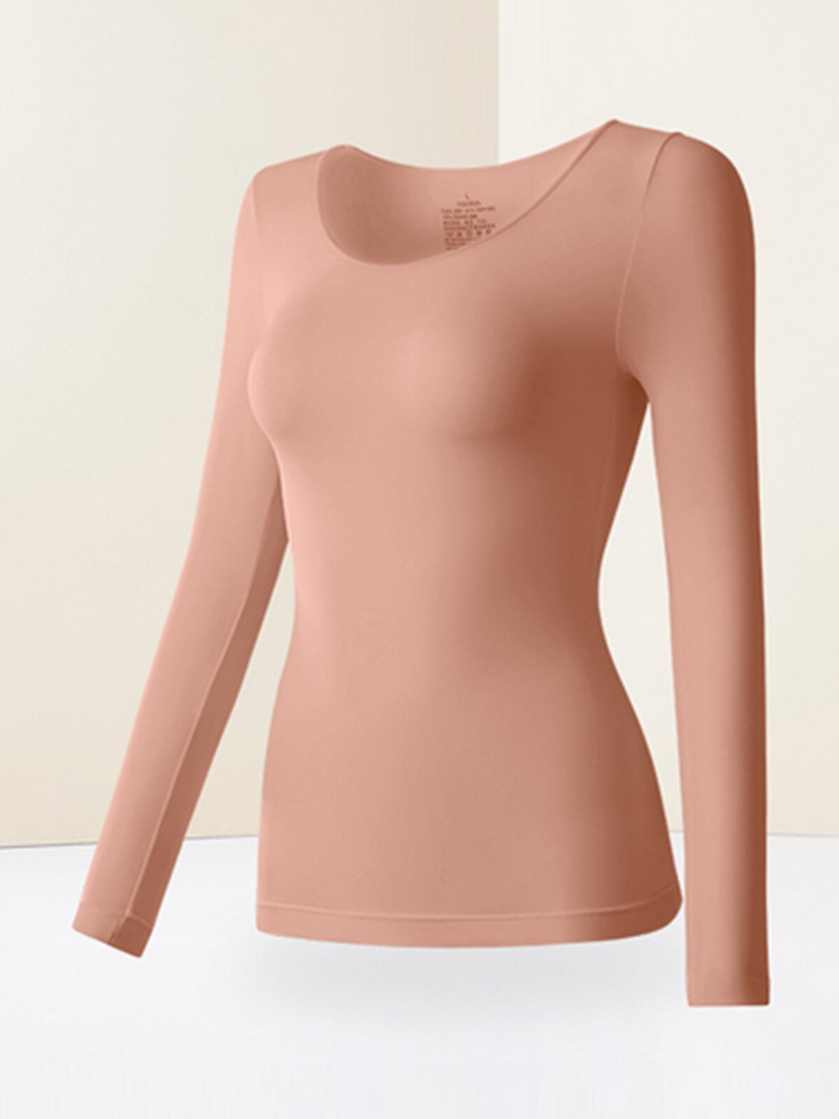 Women Super Thin High Elasticity Thermal Long Johns Underwear Top&Bottom 2PC Set