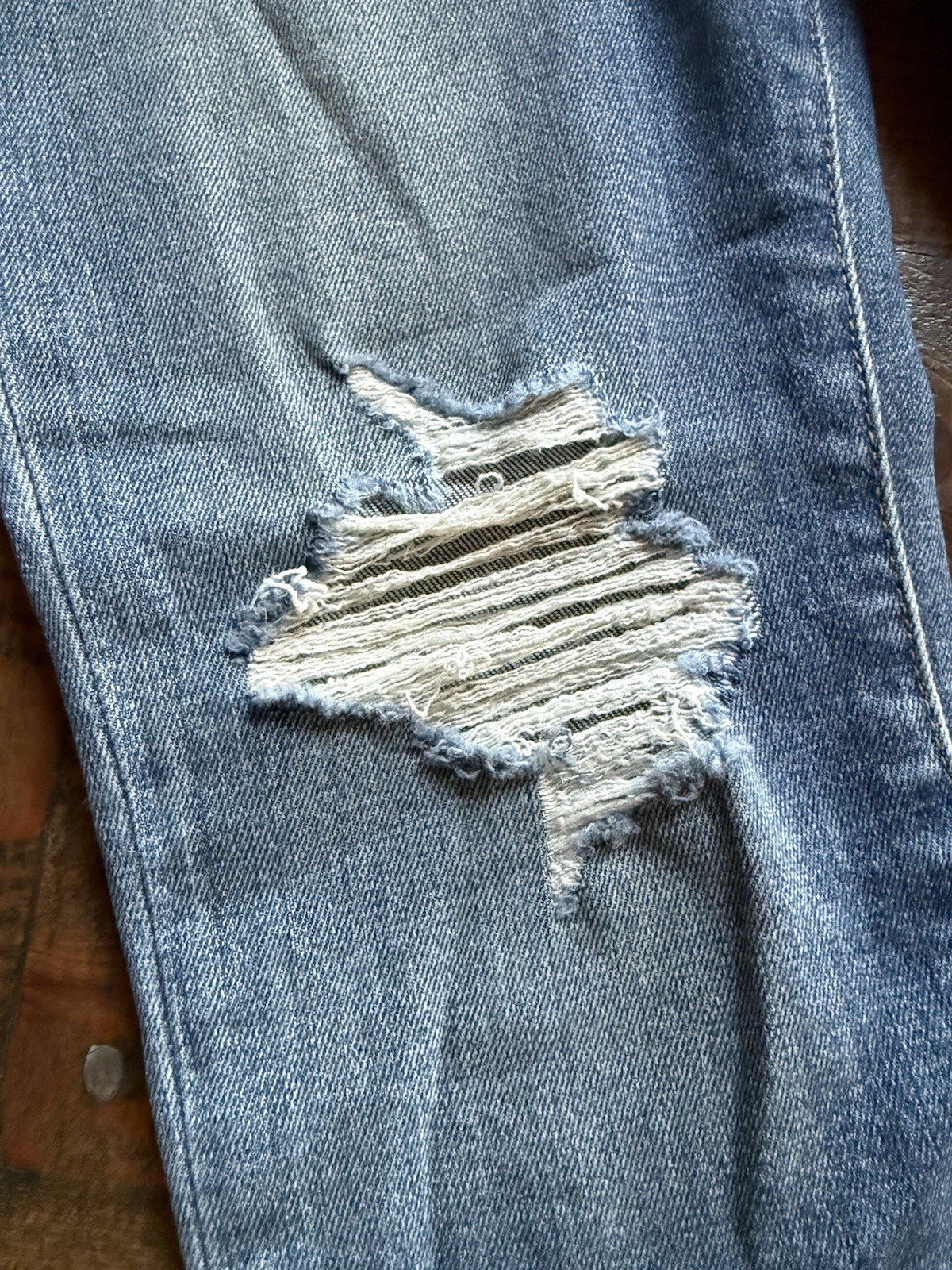 Joe’s Jeans Women’s High-Rise Skinny Ankle Jeans Blue Distressed 27 NWOT