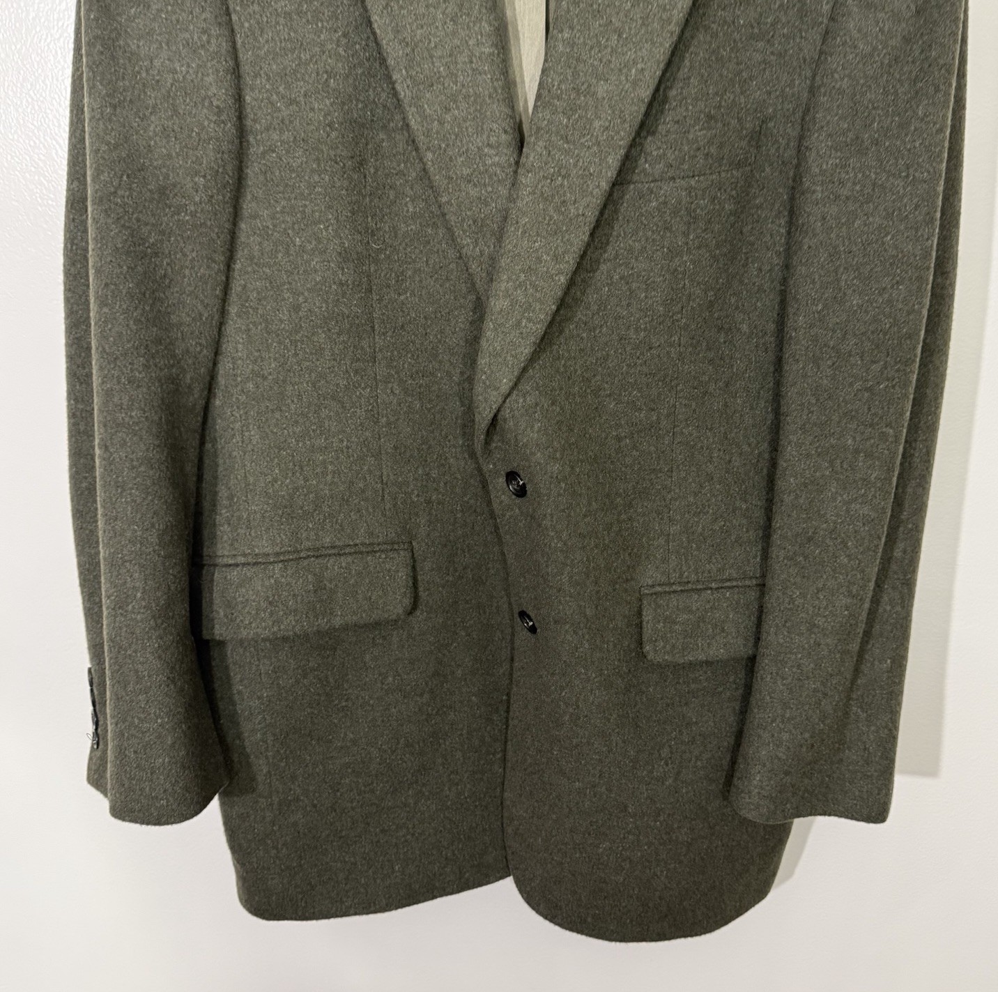 Jos. A. Bank Blazer Green 100% Camel Hair Sport Coat 42 Long