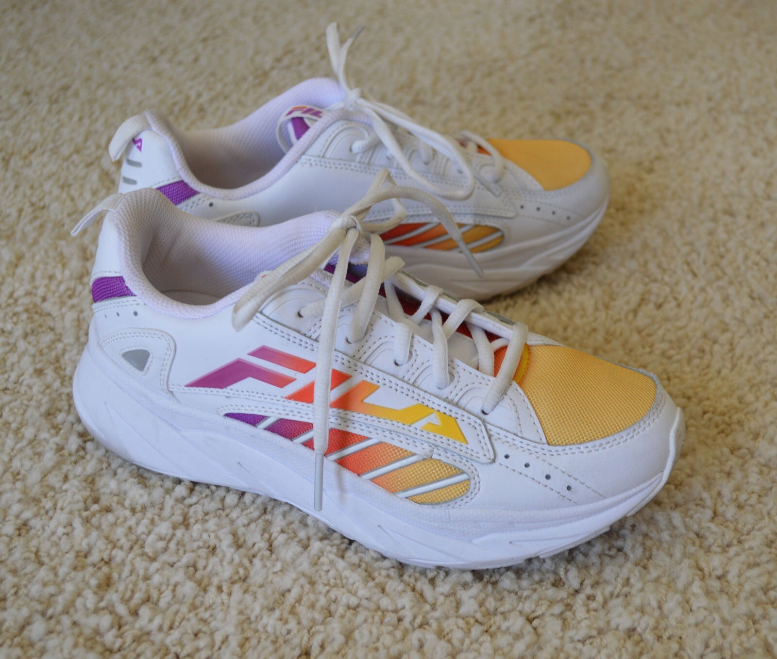 Fila Mesh and Leather Sneakers 7.5M
