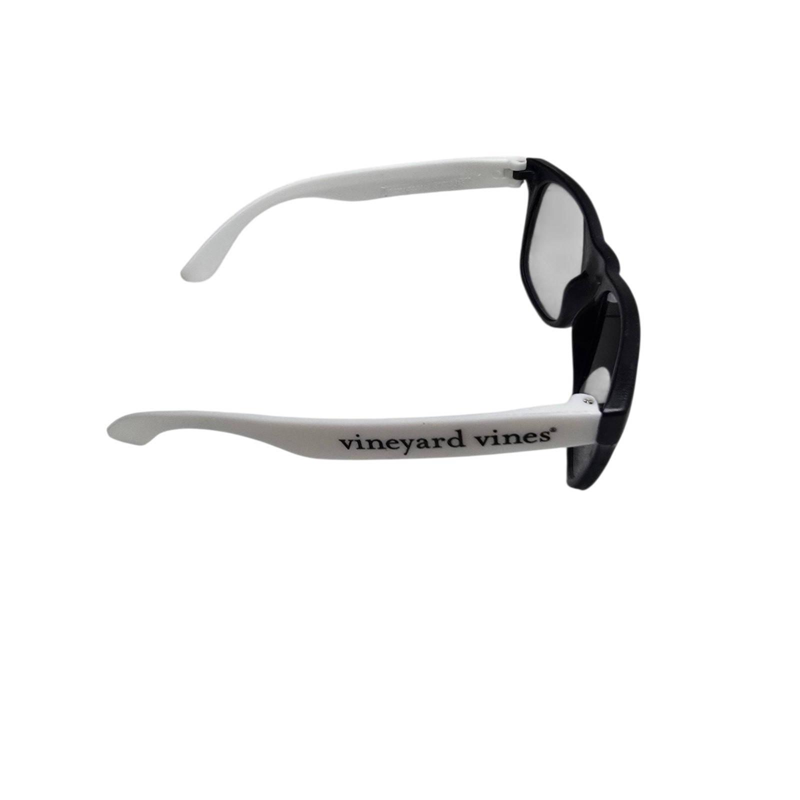 Vineyard Vines Sunglasses Black White Unisex Preppy Whale Logo Summer