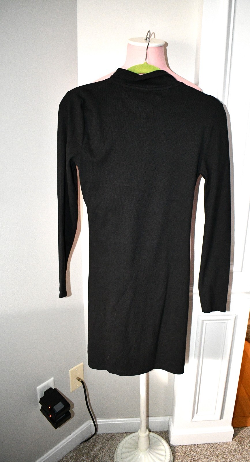 Tommy Hilfiger T Shirt Dress in Black Size: MED #76J3171 0001 NWT