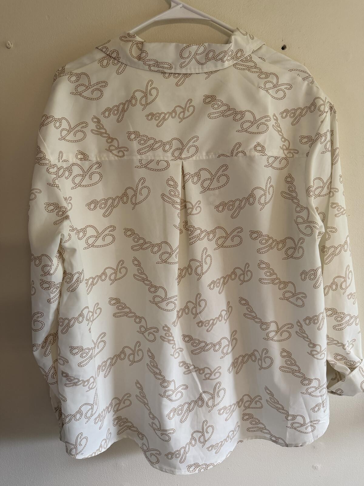 Lucky & Blessed Rodeo Pearl Snap Size Small