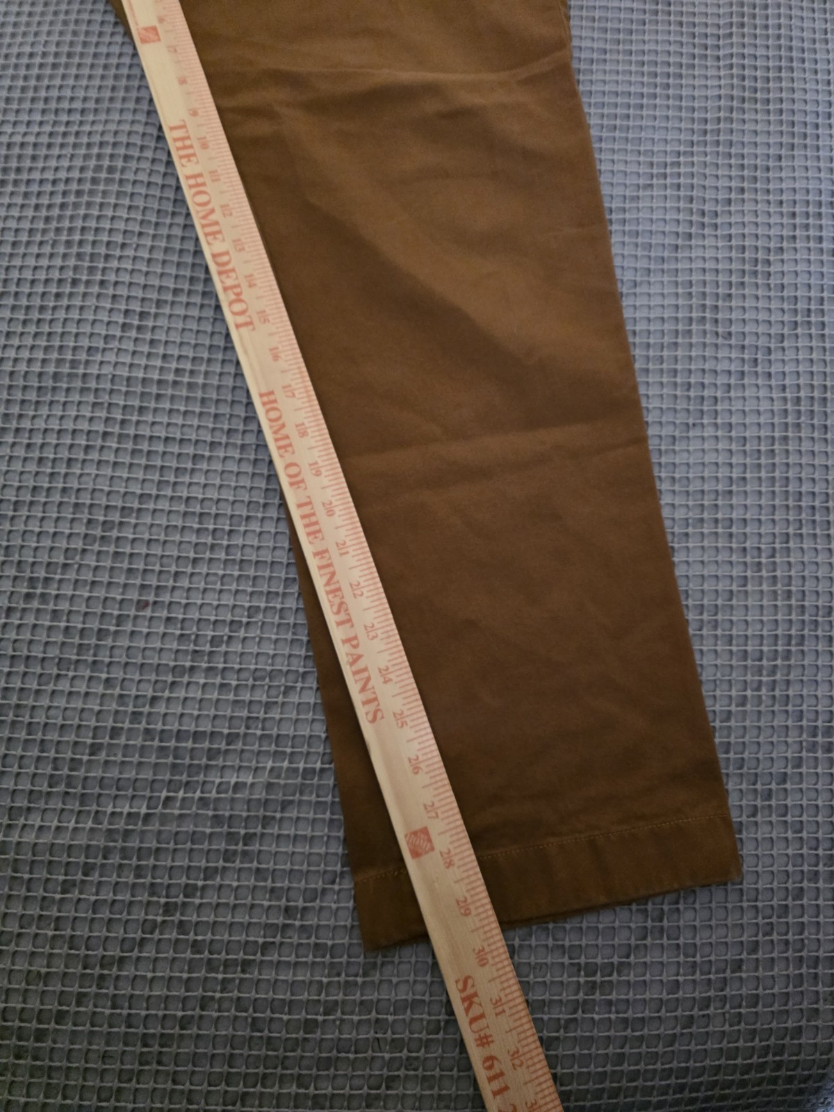 J Crew Men The Sutton Flat Front Chino Golf Pants Brown 36×30
