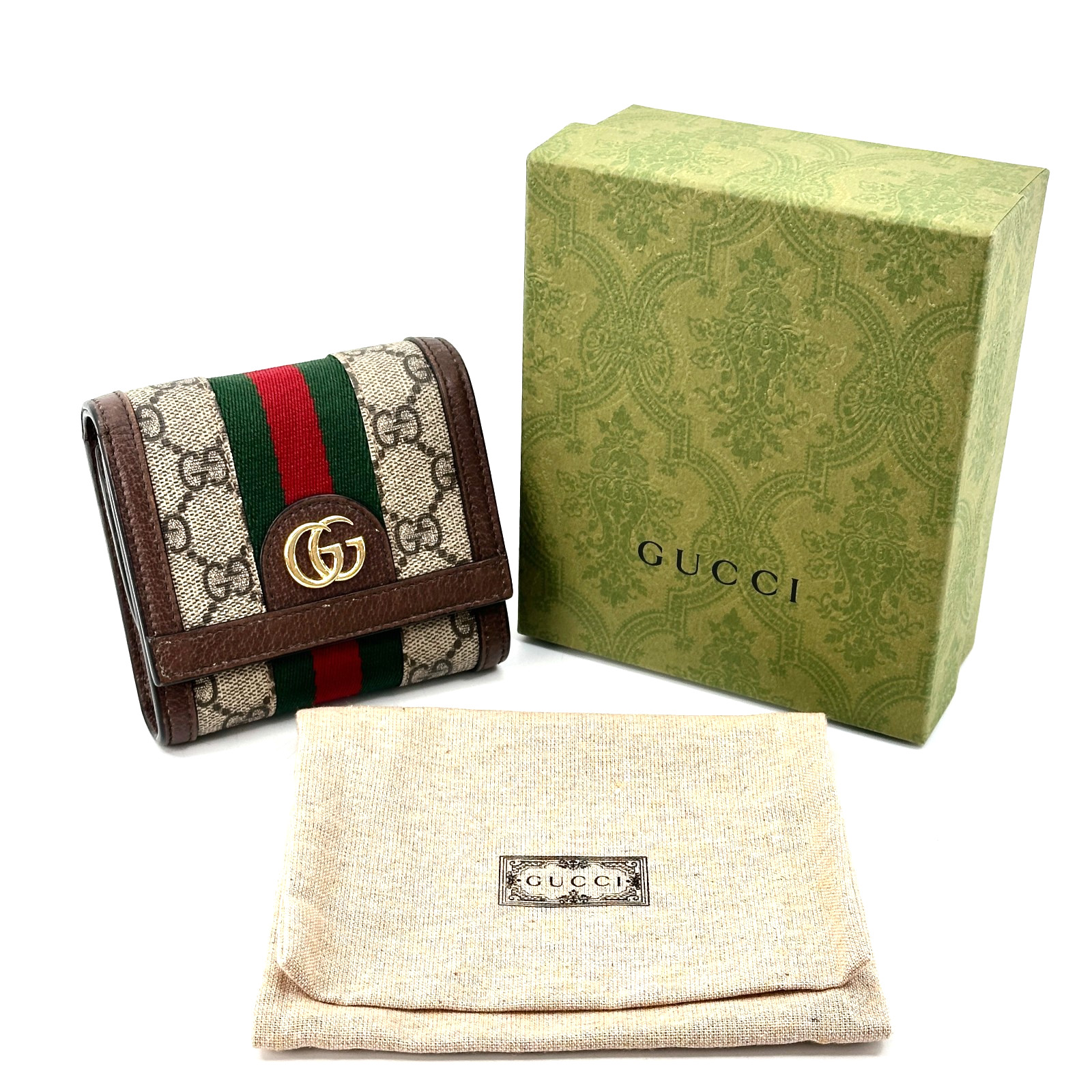 GUCCI Ophidia Wallet GG Superme Authentic From Japan