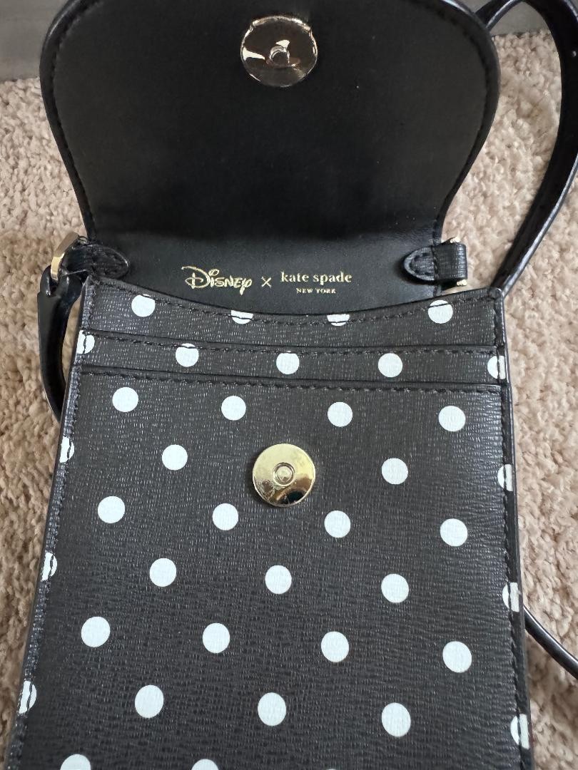 Kate Spade New York x Disney Minnie Mouse North South Flap Phone Crossbody