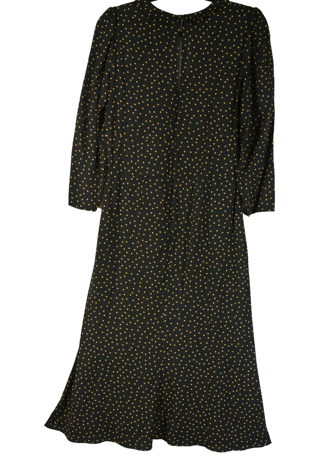 New, REFORMATION Mabel Dress in Micro Dot in Black Sz 8 #MD1948