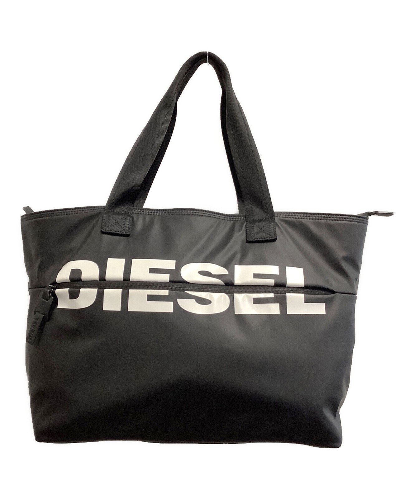 DIESEL Tote bag Nylon Black Authentic From Japan