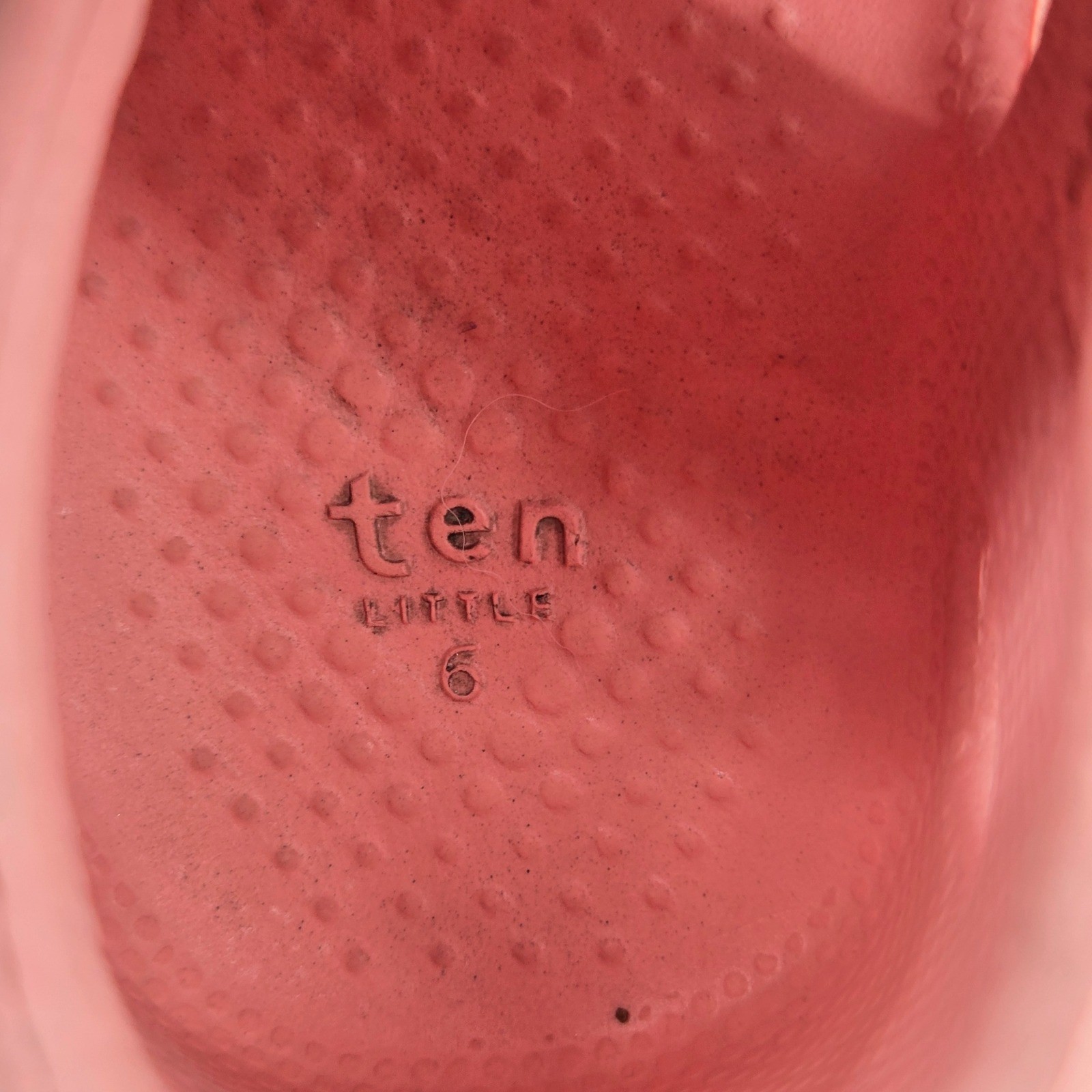 Ten Little Toddler Splash Sandals Desert Pink EVA Water Shoes Size 6 Beach Pool