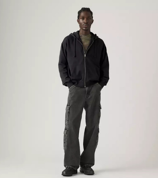 NEW LEVI’S 578™ Baggy Cargo Men’s Jeans – Goodbye Darling – Black