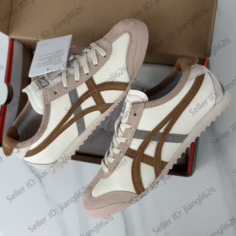 NEW Onitsuka Tiger MEXICO 66 1183C076 253 Beige Brown Gray