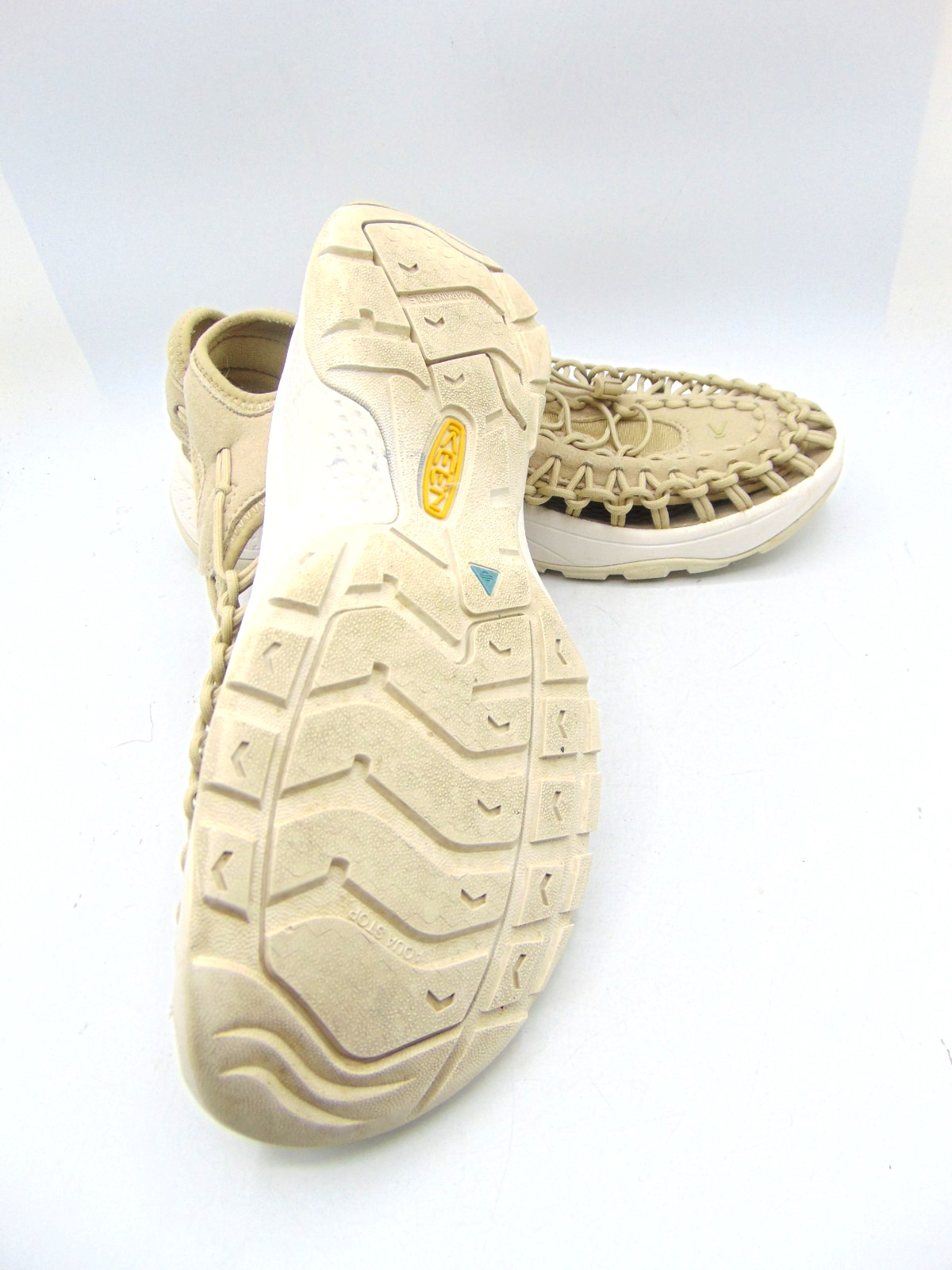 KEEN Uneek Sand ParaCord Bungee Slingback Sandals Size EU 40 US 9.5 WIDE