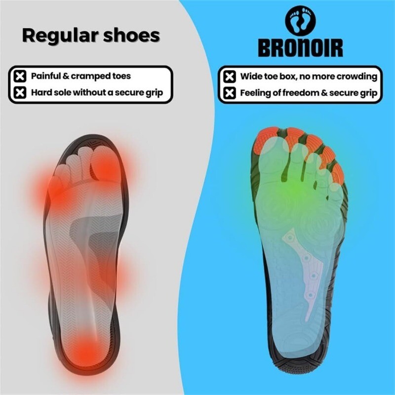 Hike Pro Barefoot Footwear Shoes for Women Men Healthy and Non-Slip Breathable