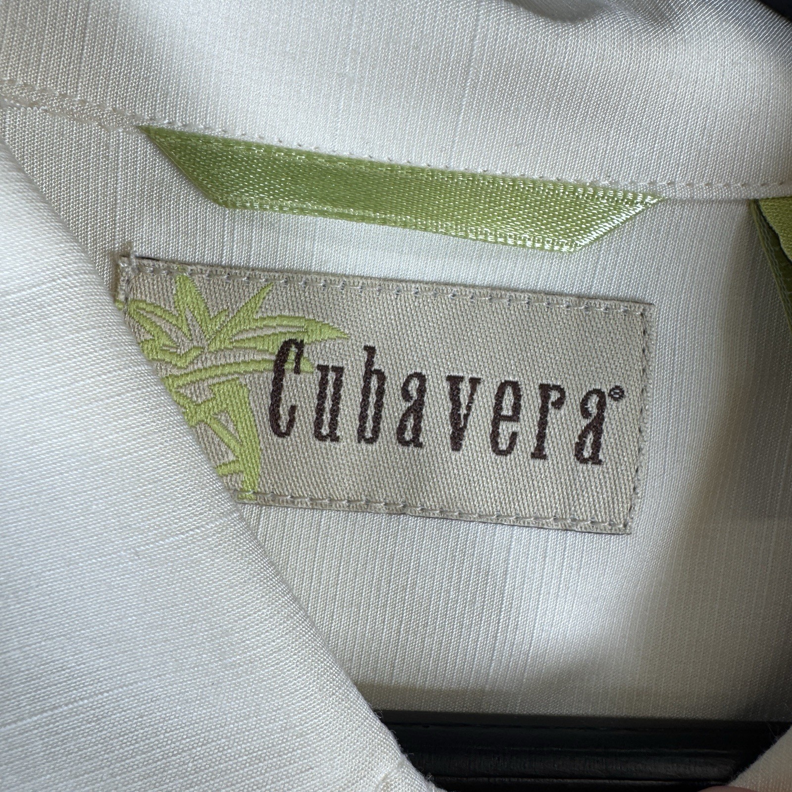 Cubavera Shirt Mens Small Bowling Lounge Martini Cocktal Embroidered Button Up