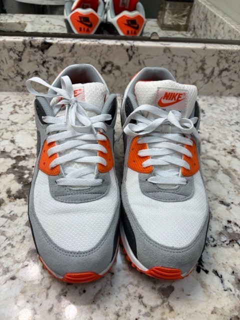 Size 12 – Nike Air Max 90 Safety Orange Worn Once