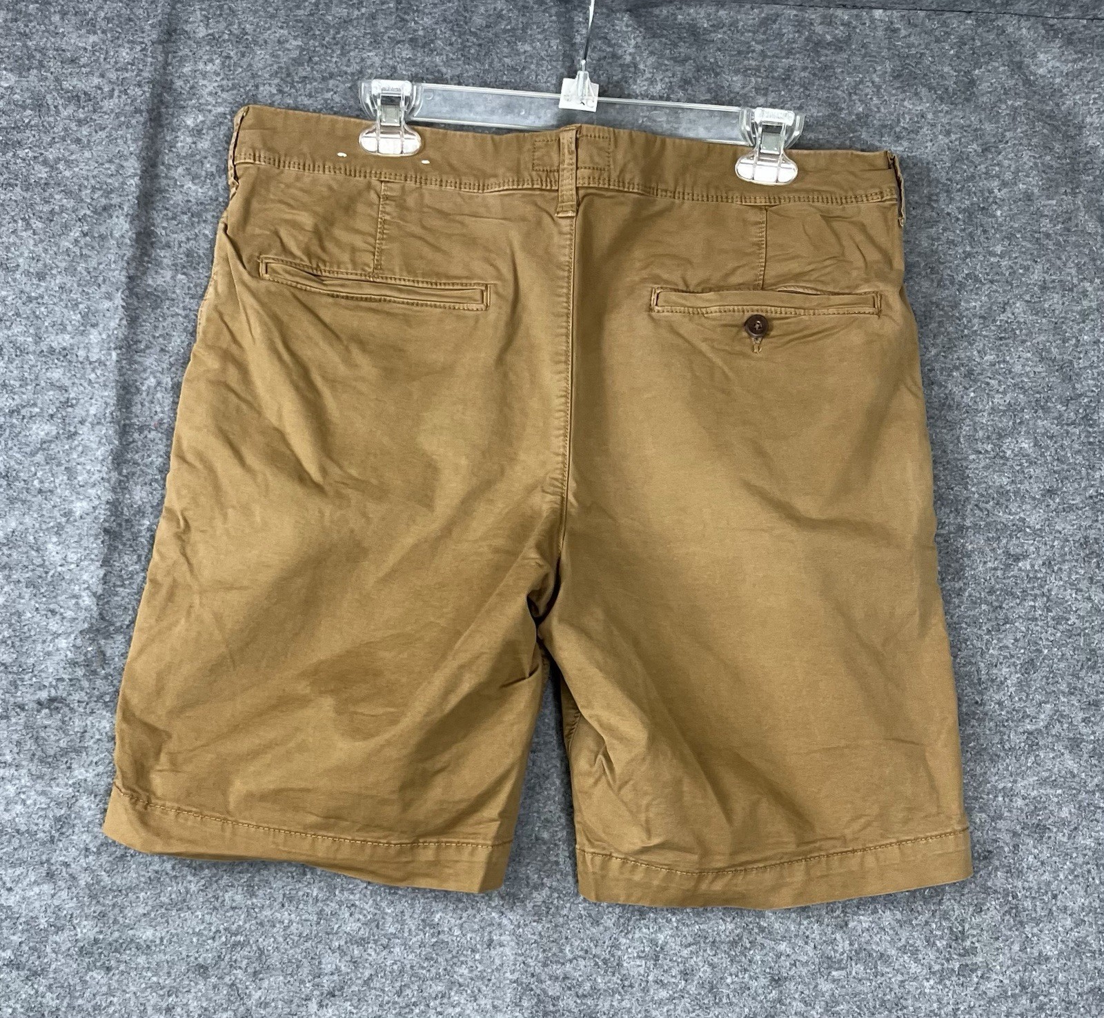 American Eagle Classic Next Level Flex Mens 34 Brown Stretch Chino Shorts